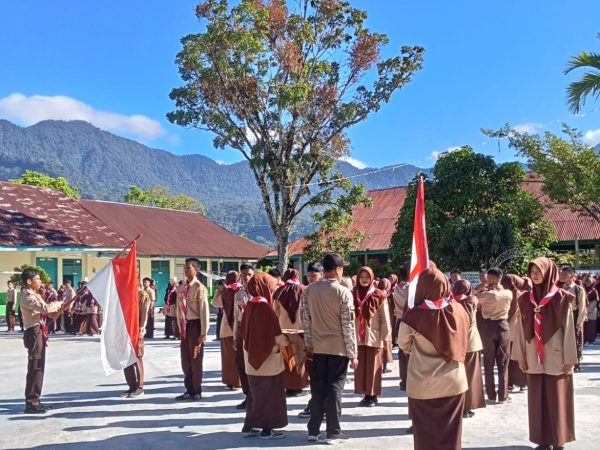 Pelantikan Penegak Laksana dan Bantara Pangkalan MAN 4 Agam, Hari Ini Berjalan Khidmat